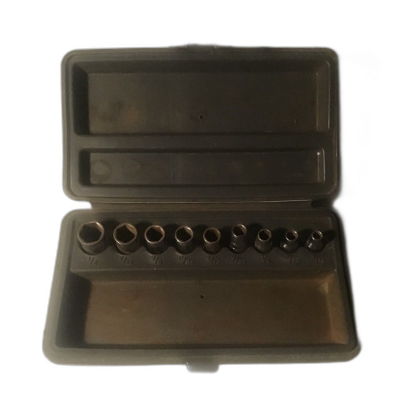 Vintage Craftsman Socket Set - No Ratchets Although All Sockets - Picture 1 of 2